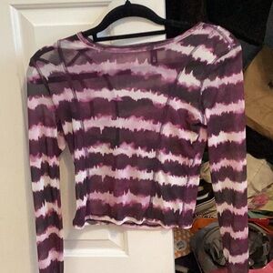 Garage mesh long sleeve shirt